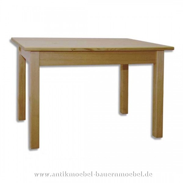 Esstisch Küchentisch Holztisch quadratisch Massivholz Landhausstil Gründerzeit Vollholz Artikel-Nr.: est-55-e