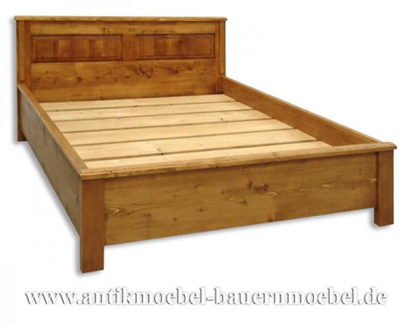 Bett Doppelbett Holzbett 160x 200 Massivholz Landhausstil